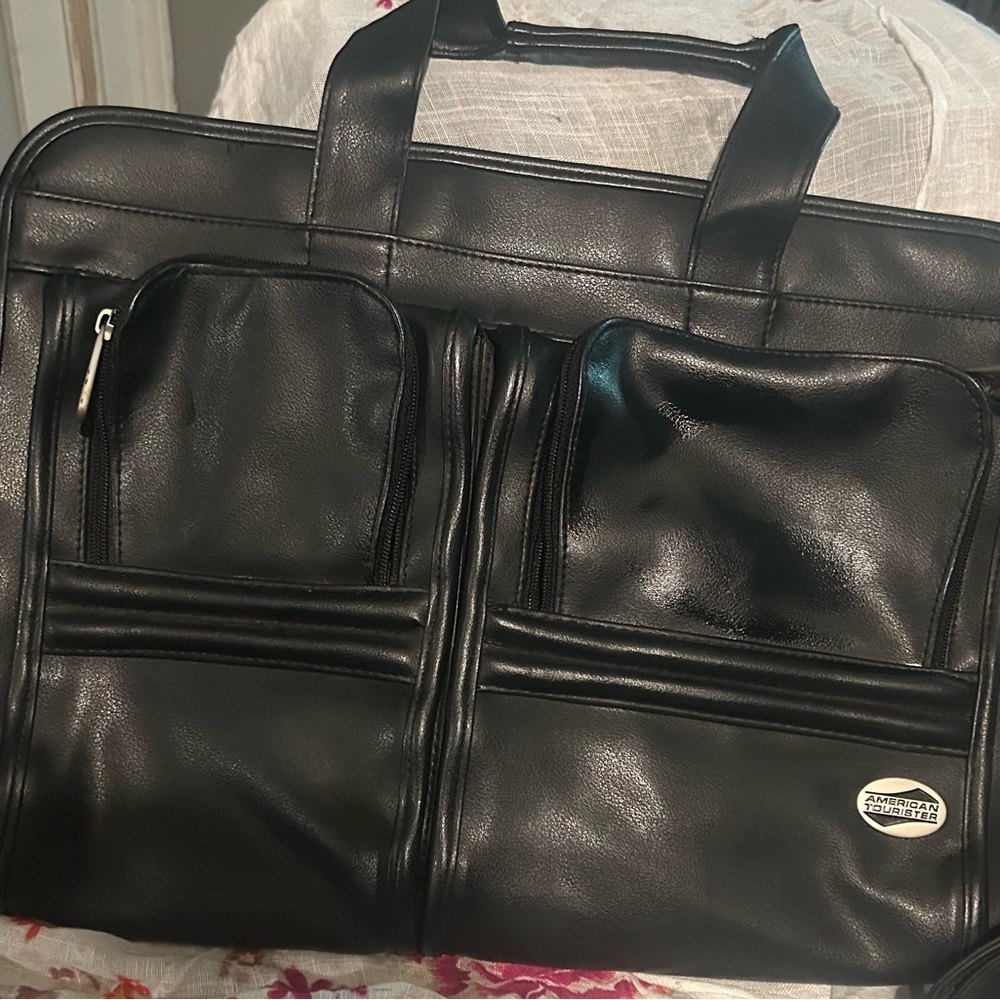 Vintage American Tourister Black Portfolio